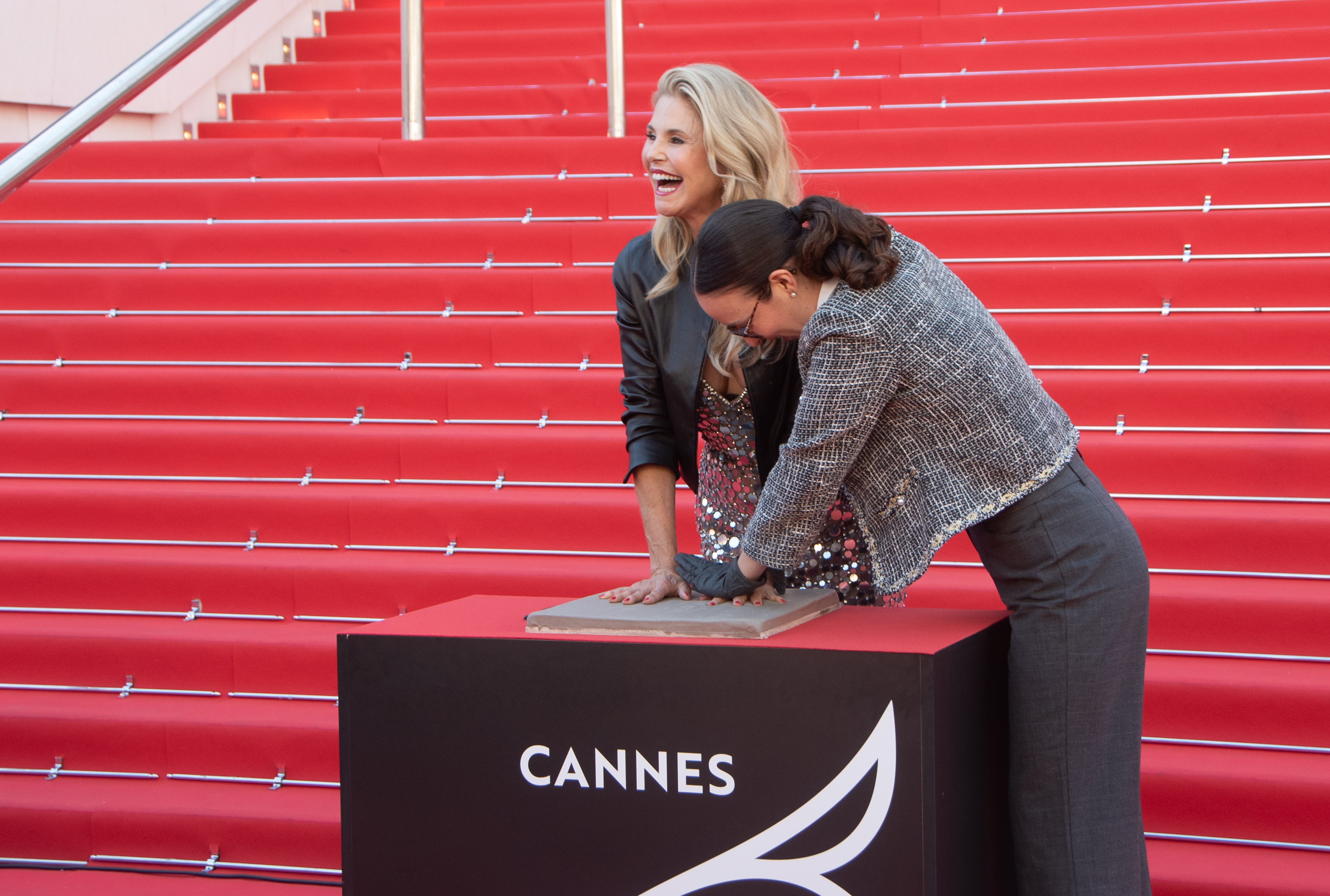— france cannes autres evenements 42nd mipcom 12 10 2026 handprint ceremony christie brinkley